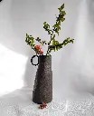 Sculptural Ceramic Vase with Handle